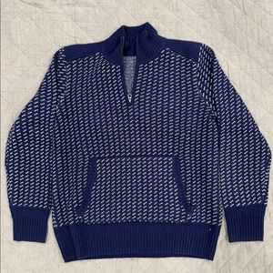 L.L. Bean x Todd Snyder, Quarter Zip Sweater, Nautic Navy (Size M)